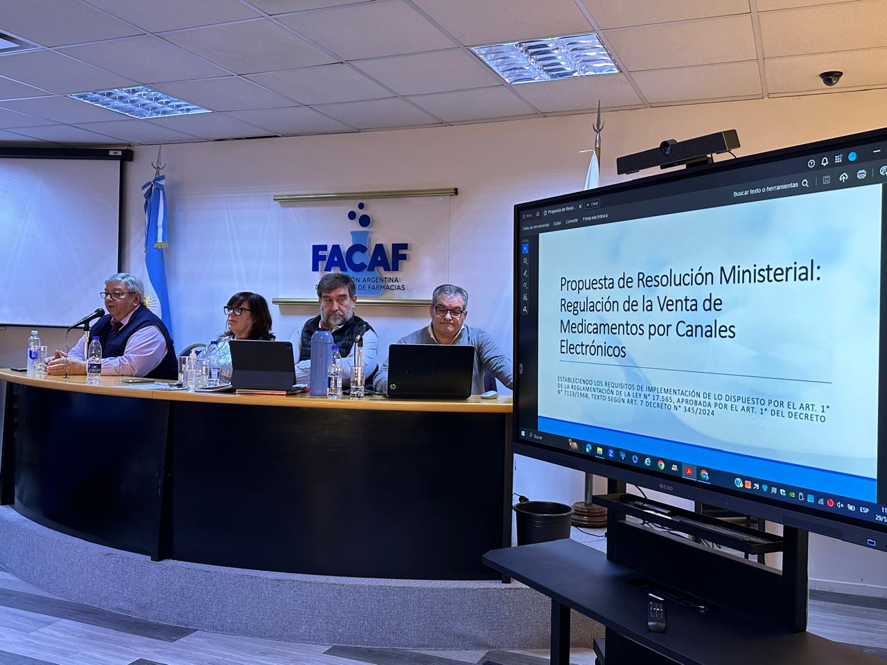 Reunión del Consejo Directivo de la FACAF